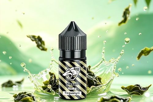 SALT SHAQ鯊克鐵觀音口味電子煙油，原裝進口正品中式茶風味丁鹽煙油，標準30ml瓶裝常規濃度尼古丁鹽，適配多款注油電子煙主機、可重填霧化彈等電子煙設備。完美還原安溪鐵觀音醇厚甘香，茶韻悠長入口順滑不刺喉，茶味濃郁不發苦，是中式茶風味煙油愛好者、鯊克煙油粉絲口碑推薦的熱門口糧煙油。